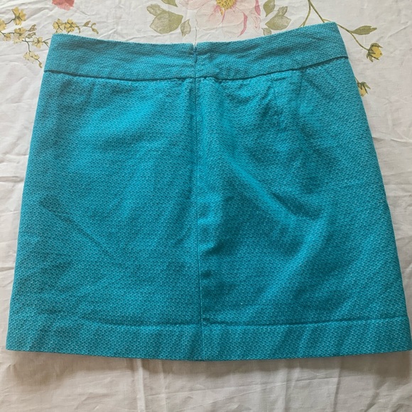 Banana Republic Turquoise Tweed Pencil Skirt 10 - Picture 7 of 7